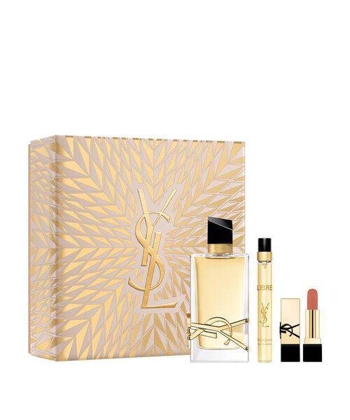مجموعة هدايا رمضان عطر ليبر أو دو بارفان و روج بور كوتور