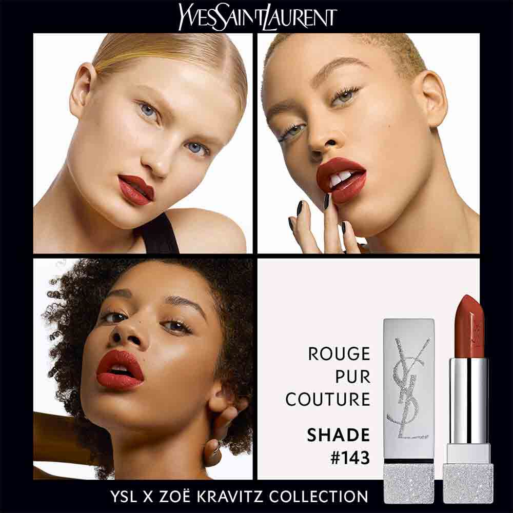 zoe kravitz rouge pur couture lipstick